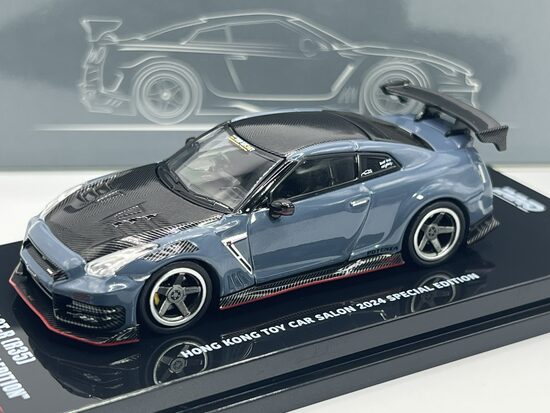 Nissan Skyline GT-R (R35) Nismo 2024 "Top Secret" Hong Kong Toy Car Salon Special Edition , blue