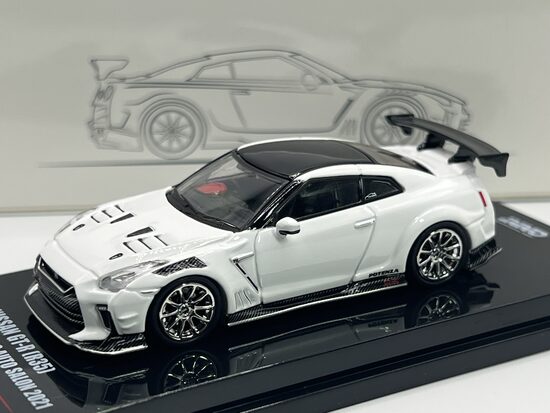 Nissan Skyline GT-R (R35) , "Top Secret" Tokyo Auto Salon 2021 , white/black