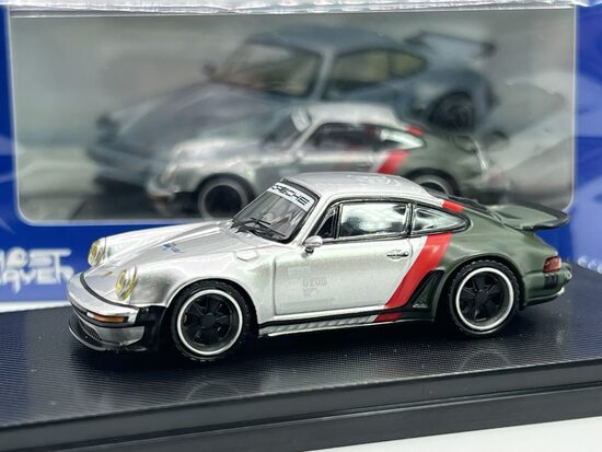 1/64 Singer Turbo Zamac , silver/red/green