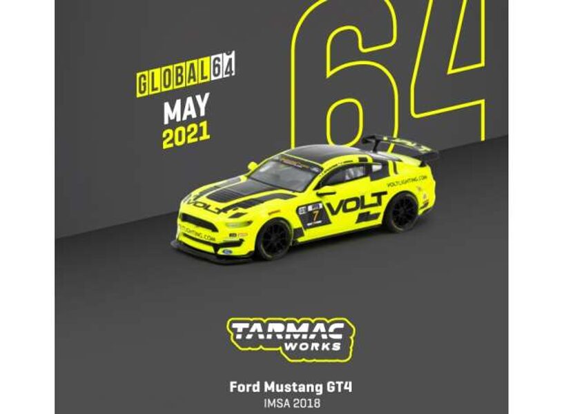 1/64 Ford Mustang GT4 , yellow/black