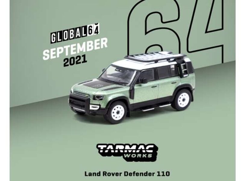 1/64 Land Rover Defender 110 , Green Metallic