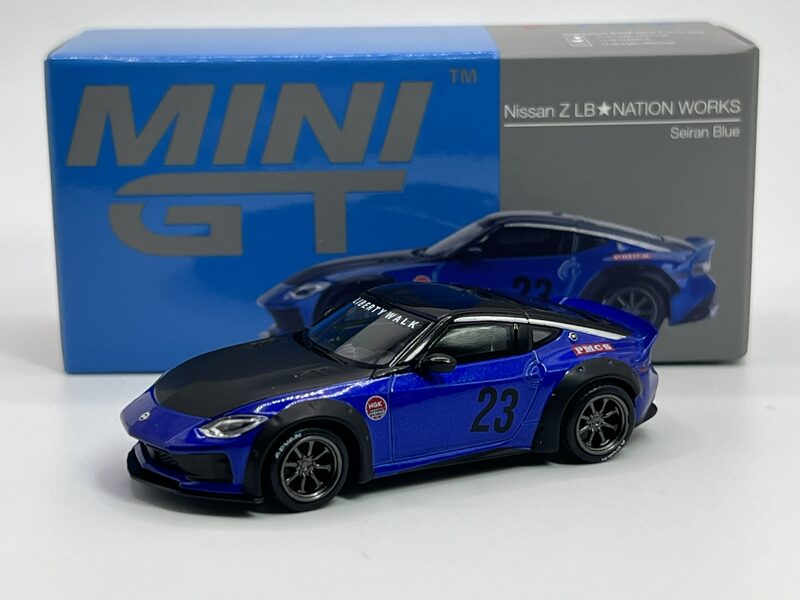 1/64 2024 Nissan Z400 LB Nation Works, blue