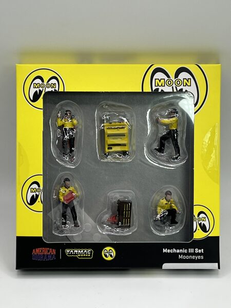 1/64 Mechanic Set "Mooneyes"