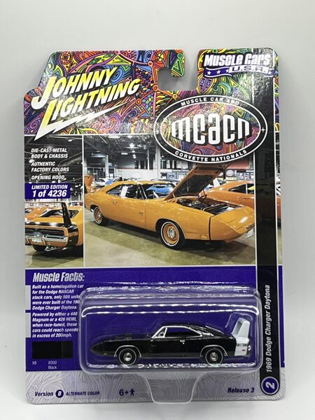 1/64 1969 Dodge Charger Daytona , black