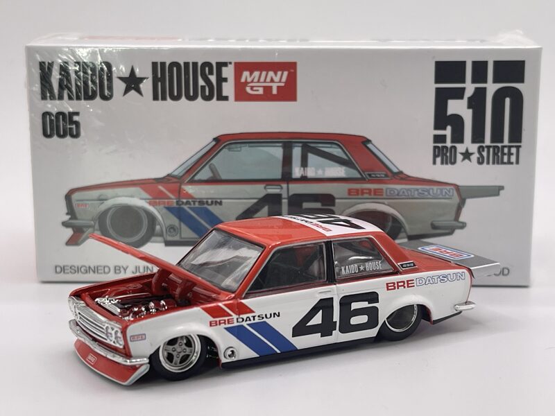 1/64 Kaido House Datsun 510 Pro Street , "BRE" , red/white