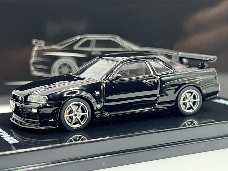1/64 Nissan Skyline GT-R ( R34 ) , V-Spec II , black