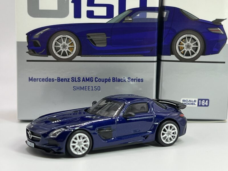 1/64 Mercedes-Benz SLS AMG Coupe , Black series , dark blue