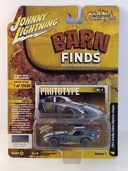 1/64 1964 Shelby Cobra Daytona Coupe , viking blue with dirty effect