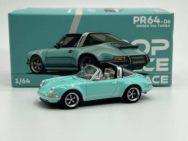 1/64 Porsche Singer Targa , tiffany blue