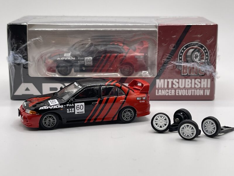 1/64 BM Creation Mitsubishi Lancer Evolution IV , Advan