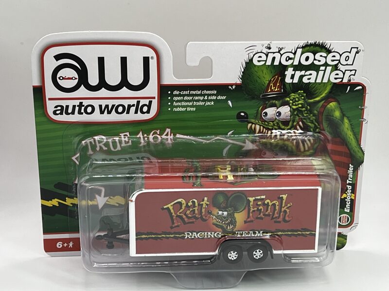 1/64 Enclosed Trailer "Rat Fink" , red