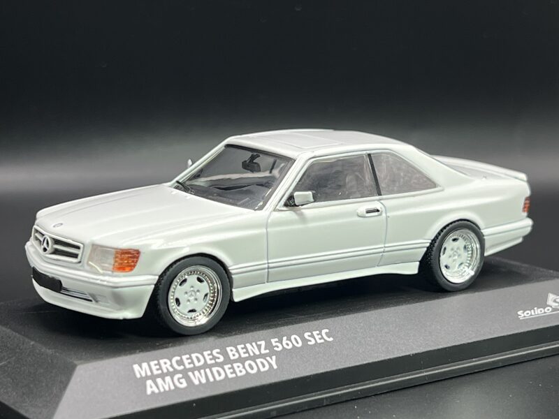1/43 Solido Mercedes Benz 560 SEC , AMG , Widebody , white