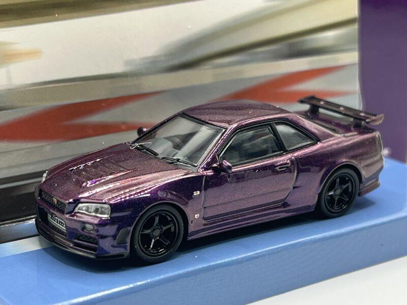 1/64 Nissan Skyline R-34 ,GT-R , Z-tune , midnight purple
