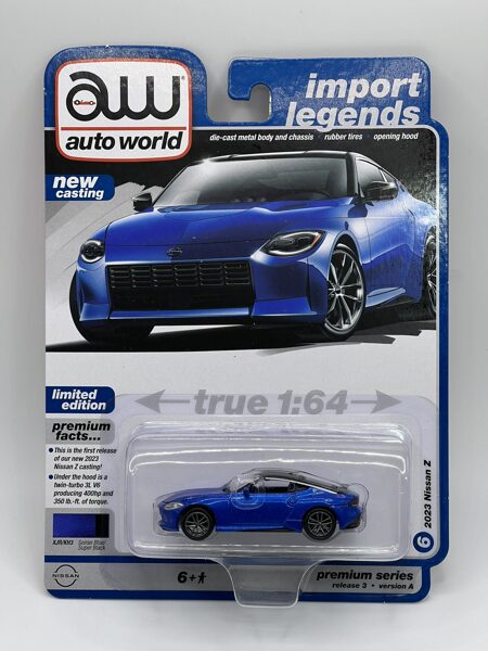 1/64 2023 Nissan Z , opening hood , seiran blue/super black