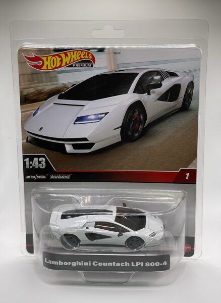 Hot Wheels 1;43  2022 Lamborghini Countach LPI 800-4 , white