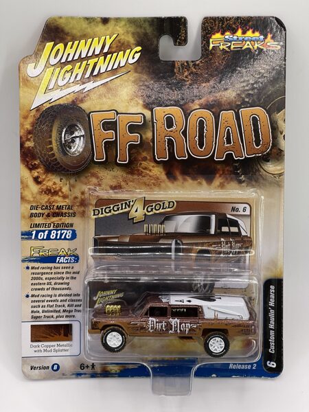 1/64 Haulin Hearse ( off road ) , copper metallic , white roof , white mud