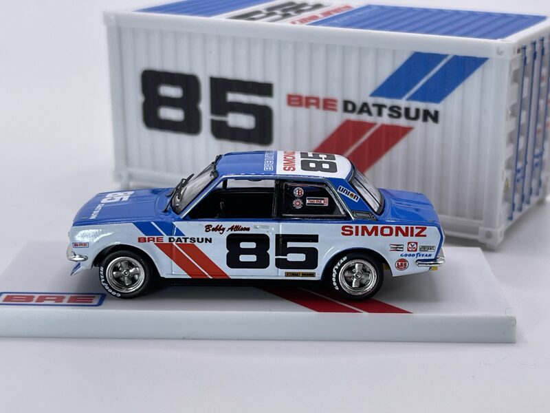 1/64 1972 Bre Datsun 510 #85 , blue/white