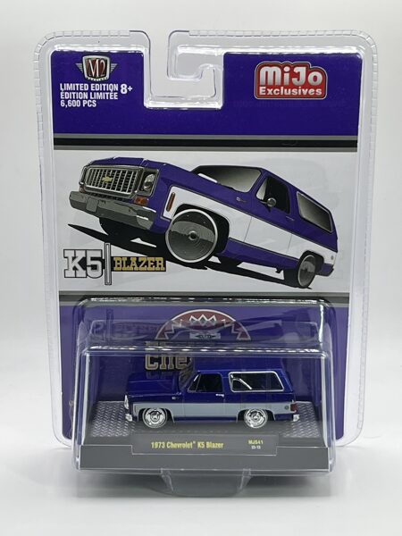 1/64 Mijo Exclusives 1973 Chevrolet K5 Blazer , blue/purple/white