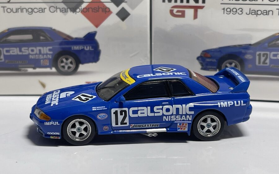 1/64 1993 Nissan Skyline GT-R ( R-32 ) #12 , blue