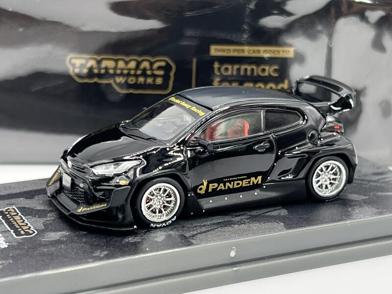 1/64 Pandem Toyota Yaris GR , black