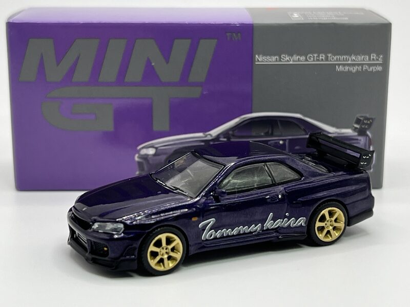 1/64 Nissan Skyline GT-R ( R34 ) , Tommykaira R-Z , midnight purple