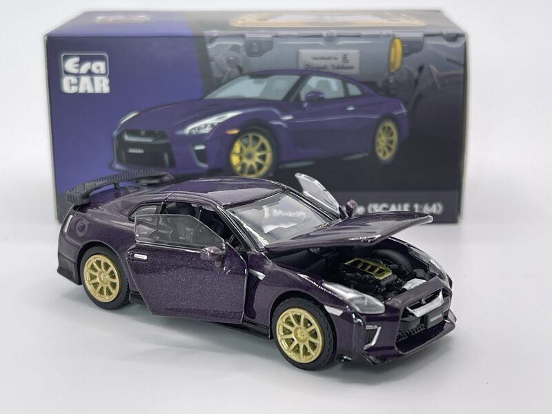 1/64 Era Car Nissan GT-R (R35) T-Spec 2022 , Midnight Purple