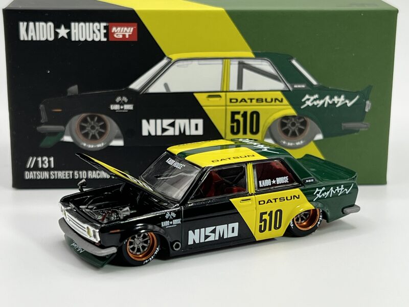 1/64 Kaido House Datsun Street Racing V2 , black/yellow/green