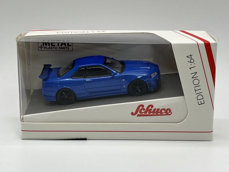1/64 Nissan Skyline GT-R ( R34 ) Z-Tune Coupe 1999, blue