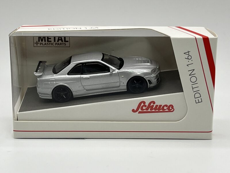 1/64 Nissan Skyline GT-R ( R34 ) Z-Tune Coupe 1999, silver