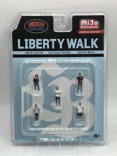 1/64 American Diorama , Mijo Exclusives Liberty Walk figure set of 5 figures