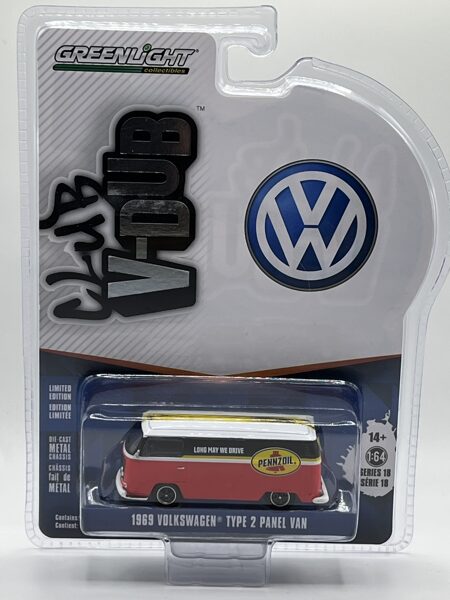1/64 1969 Volkswagen Type 2 panel van , penzoil