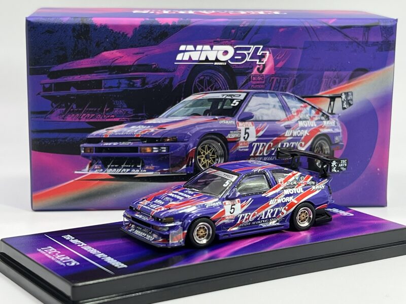 1/64 Toyota Sprinter Trueno AE86 , project by Tec-Art,s , purple/red/white