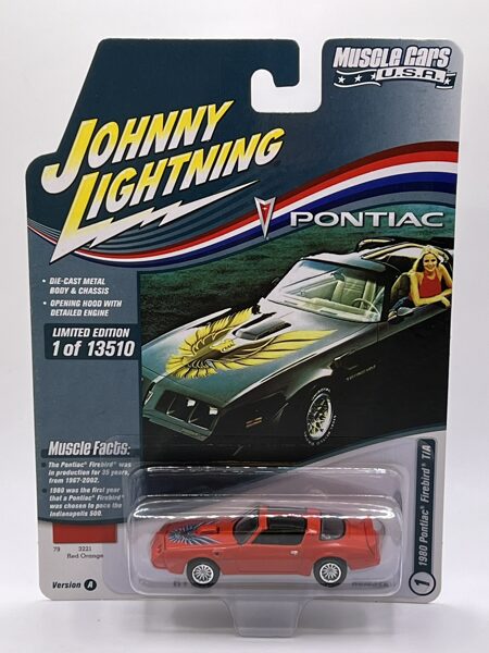 1980 Pontiac Firebird T/A , opening hood with detailing engine