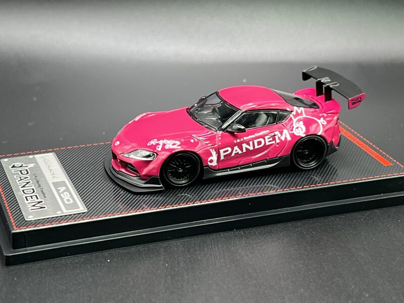 1/64 Toyota Pandem Supra A90 , dark pink metallic