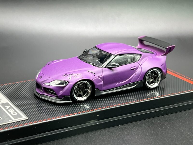 1/64 Toyota Pandem Supra A90 , matt purple