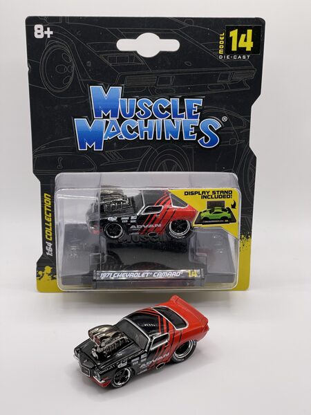 1/64 1971 Chevrolet Camaro , black/red , "Advan"