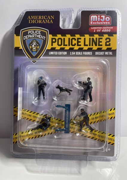 1/64 American Diorama , Mijo Exclusives , Police Line 2 set