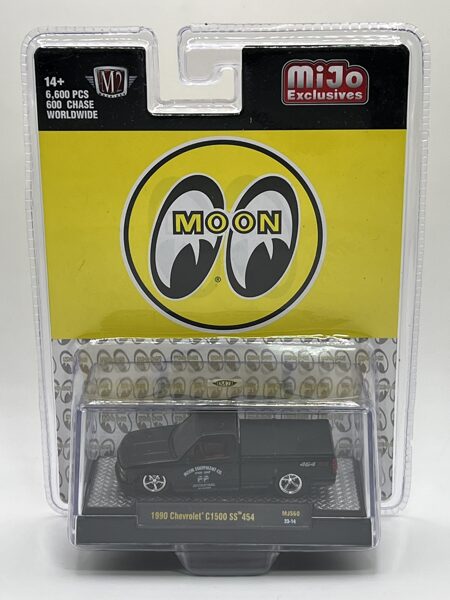 1/64 Mijo Exclusives 1990 Chevrolet C 1500 SS 454 pick-up "Mooneyes" , mat black