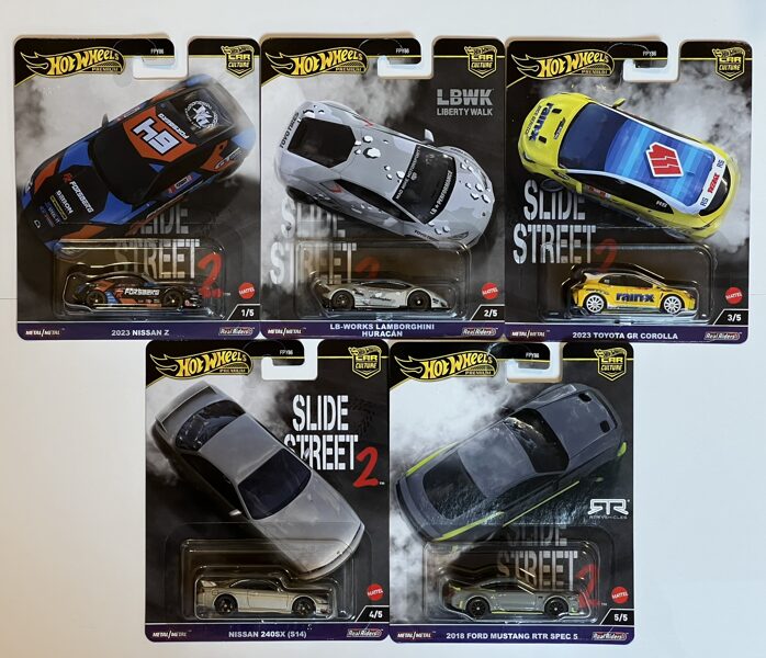 Hot Wheels Premium " Slide Street " set