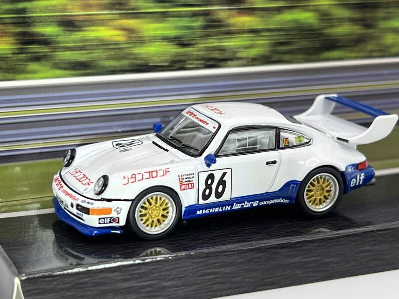 1/64 1994 Porsche 911 Turbo SLM GT #86 , white/blue