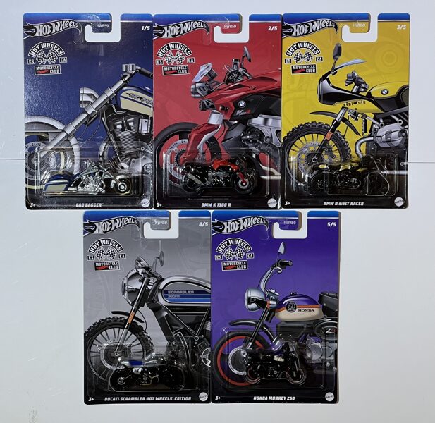 Hot Wheels Motorcucle Club set